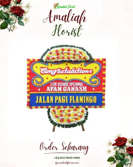 Sewa Papan Bunga Marunggi